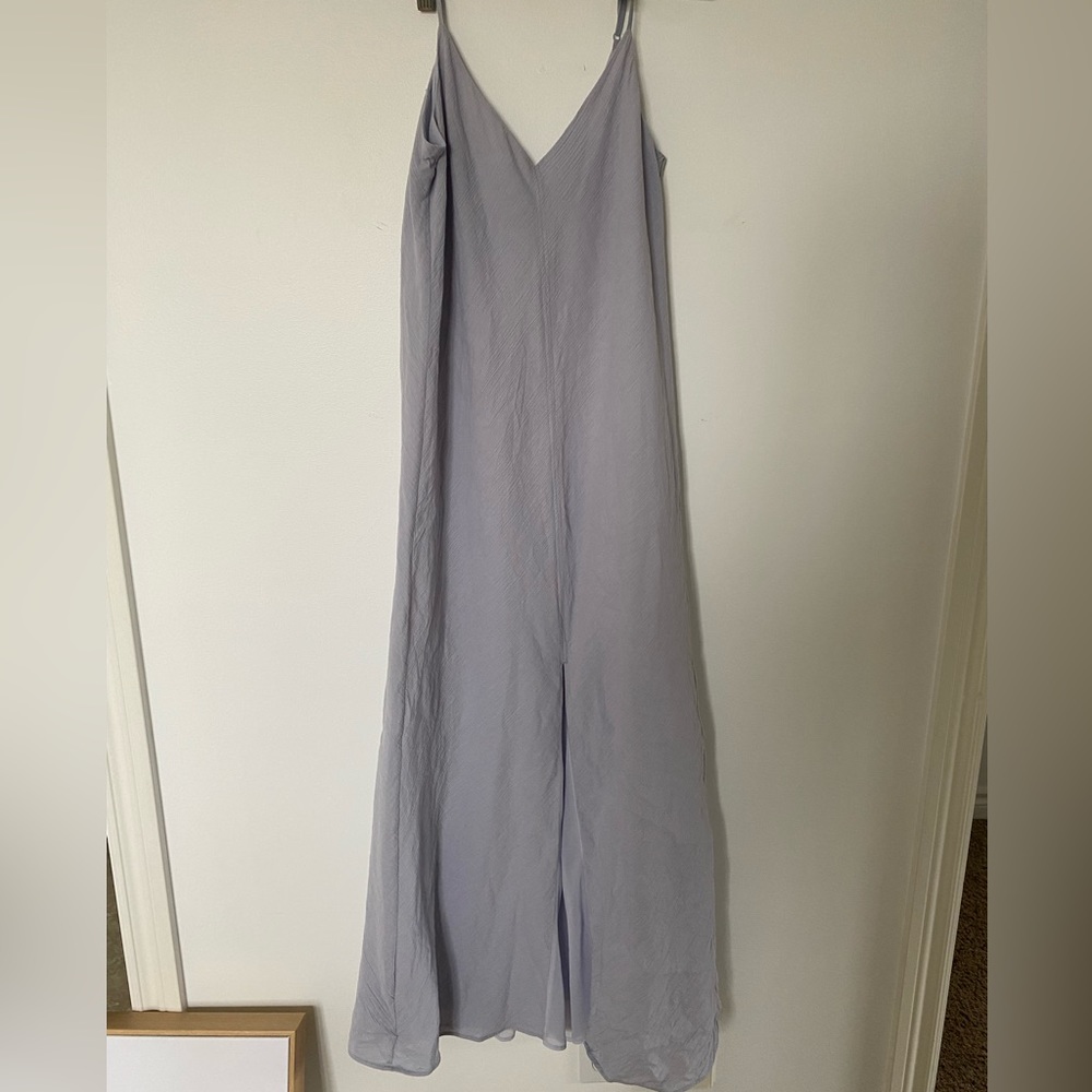 Front slit linen like babaton dress